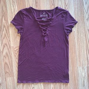 Maroon T-shirt
